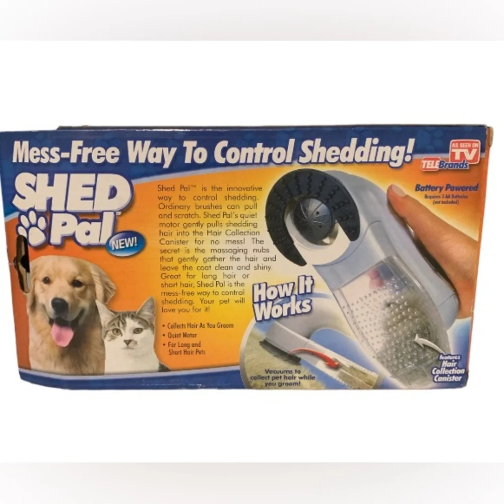 Mountain Top Industries Shed Pal Cordless PetVac Mess-Free Control Shedd…